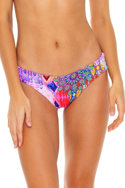 Luli Fama Pink Lagoon High waist bikini bottom